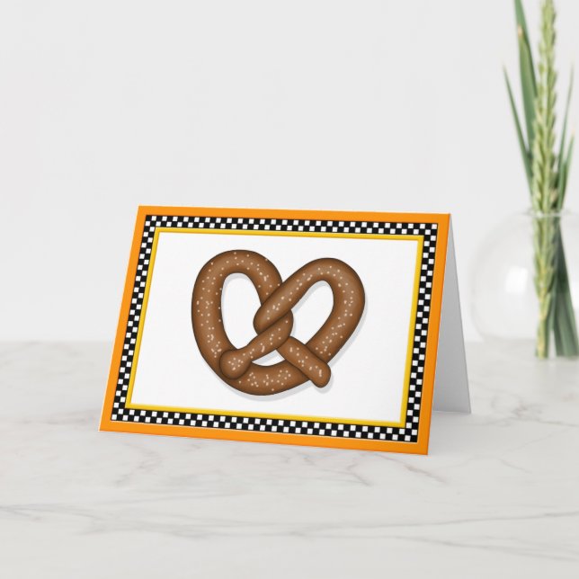 Tarjeta de felicitación Pretzel (Anverso)