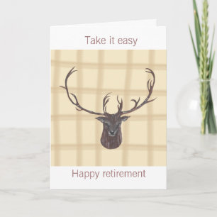 Tarjeta de felicitación principal del macho del