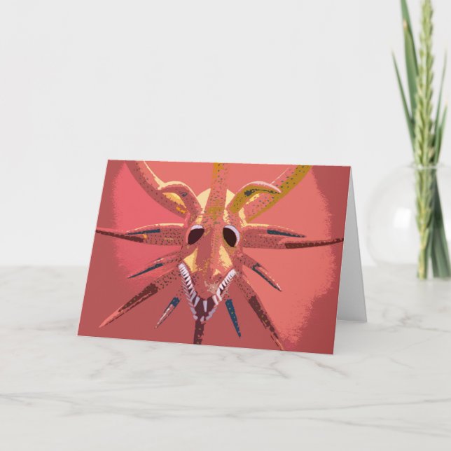 Tarjeta de felicitación puertorriqueña de la (Anverso)