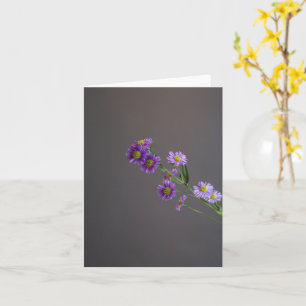 Tarjeta de felicitación Purple Aster