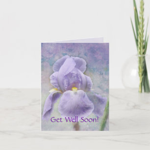 Tarjeta de felicitación Purple Iris