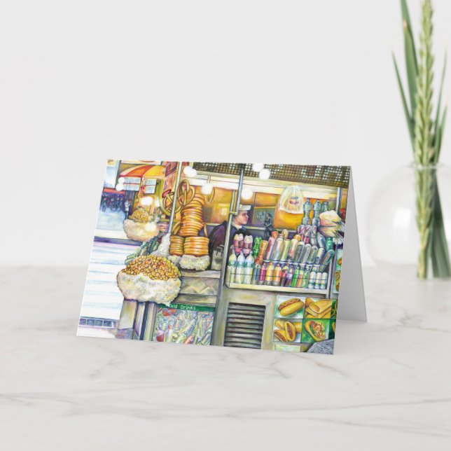 Tarjeta de felicitación Pushcart Paradise (Anverso)