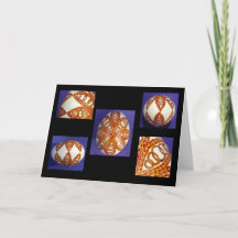 Tarjeta de felicitación Pysanka - En blanco