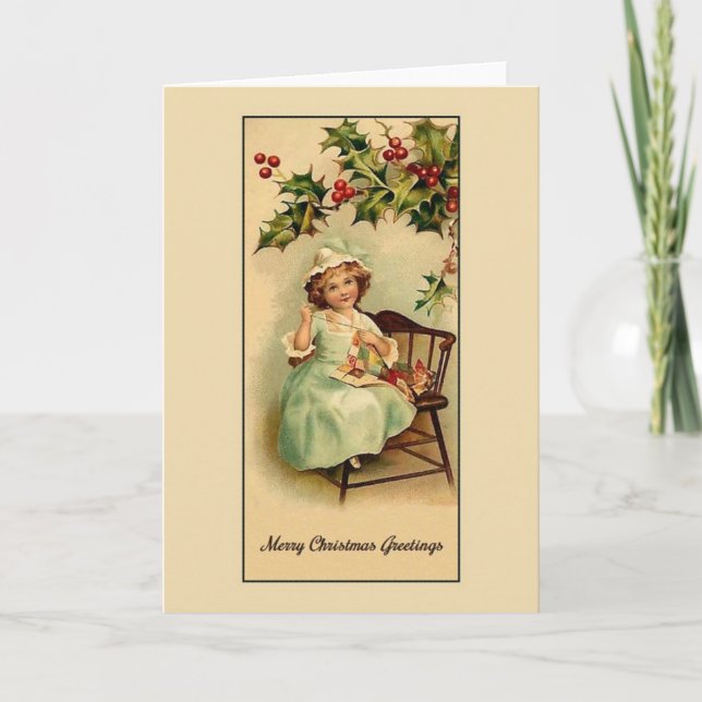 Tarjeta de felicitación Quilter para Navidades de  (Anverso)