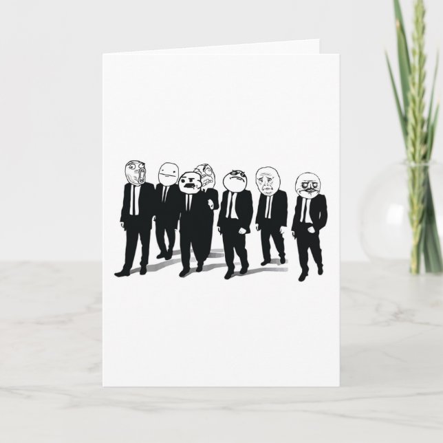 Tarjeta de felicitación Rage Gang (Anverso)