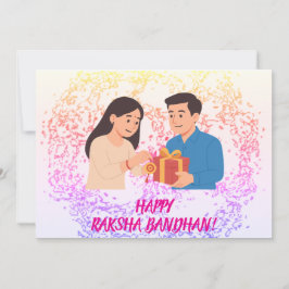 Tarjeta de felicitación Raksha Bandhan