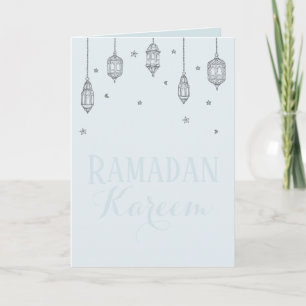 Tarjeta de felicitación Ramadan Kareem, tarjeta de