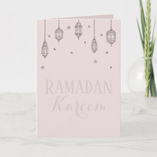 Tarjeta de felicitación Ramadan Kareem, tarjeta de