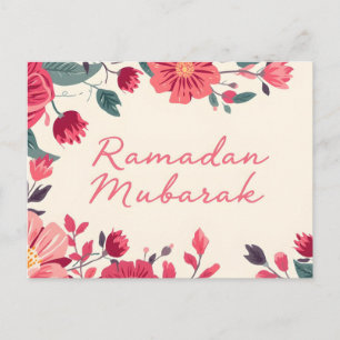 Tarjeta de felicitación Ramadan Mubarak 2026