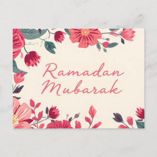 Tarjeta de felicitación Ramadan Mubarak 2026