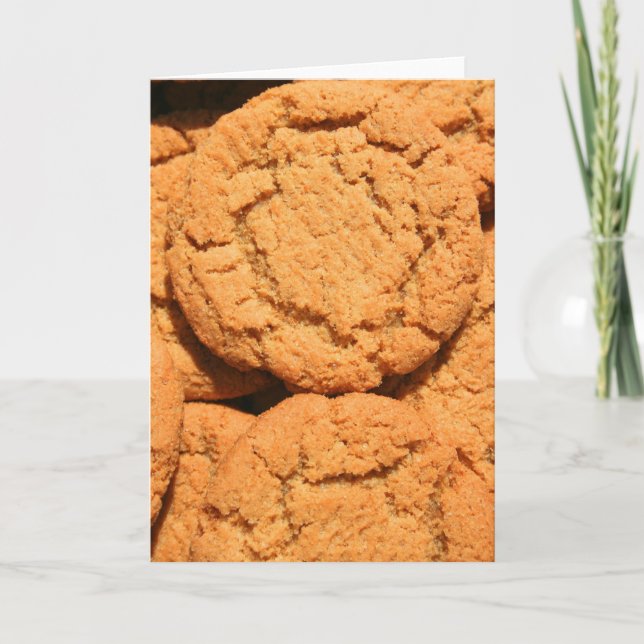 Tarjeta de felicitación rápida de las galletas del (Anverso)