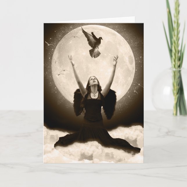 Tarjeta de felicitación Raven (Anverso)
