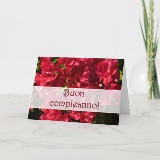 Tarjeta de felicitación Red Bougainvilleas de Cump