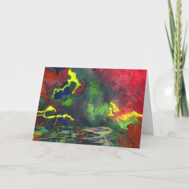 Tarjeta de felicitación Red Fusion 2 (Anverso)