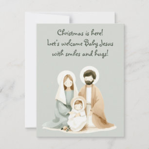 Tarjeta de Felicitación Religiosa Conmovedora