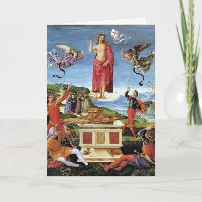 Tarjeta de felicitación: Resurrección Kinnaird (Anverso)
