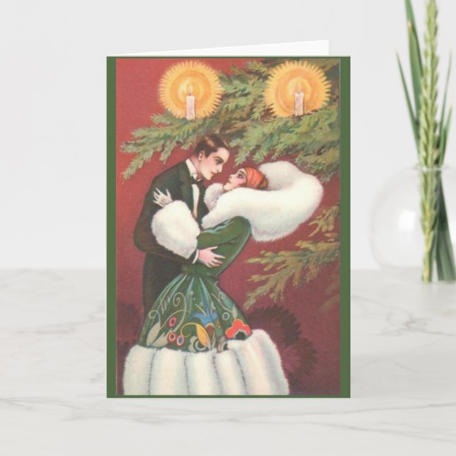 Tarjeta de felicitación retra del navidad de Arto (Anverso)