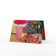 Tarjeta de felicitación retra del navidad del