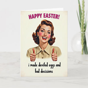 Tarjeta de Felicitación Retro de Pulgar Arriba
