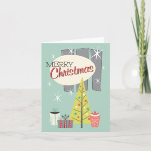 Tarjeta de felicitación Retro Navidades 1958 - Per
