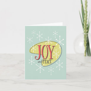 Tarjeta de felicitación Retro Navidades 1958 - Per