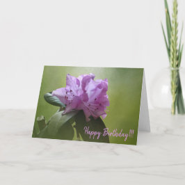 tarjeta de felicitación rhodedendron 1-18