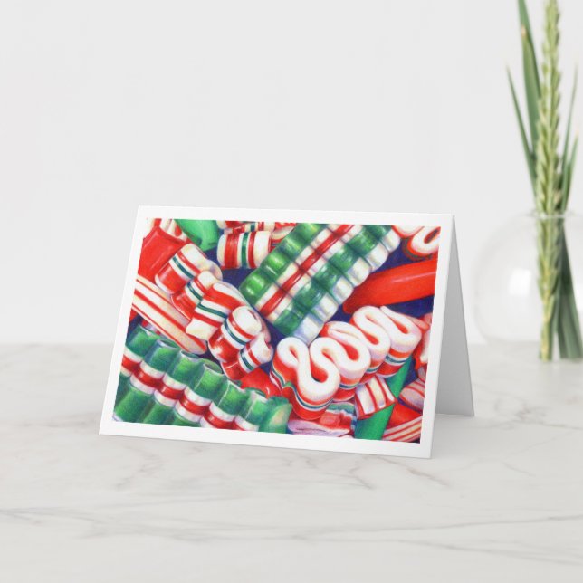 Tarjeta de felicitación RIBBON CANDY (Anverso)