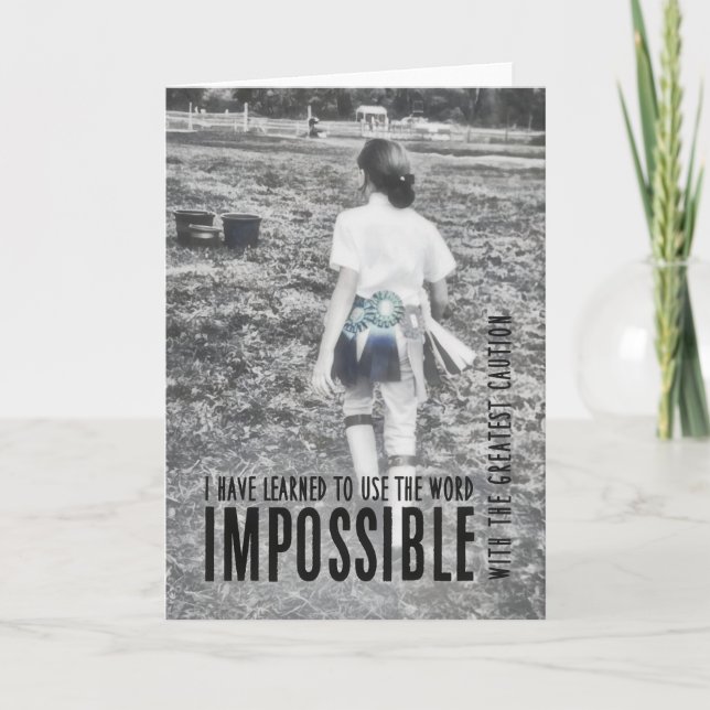 Tarjeta de felicitación RIBBON SUCCESS (Anverso)