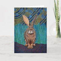 Tarjeta de felicitación Riverine Rabbit