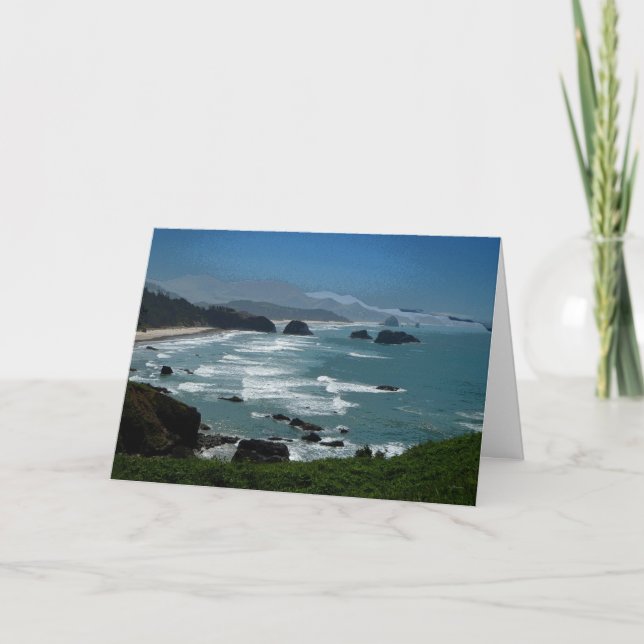 Tarjeta de felicitación Rocky Coast (Anverso)