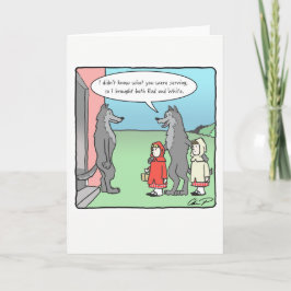 Tarjeta de felicitación: Rojo o blanco