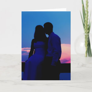 Tarjeta de felicitación romántica