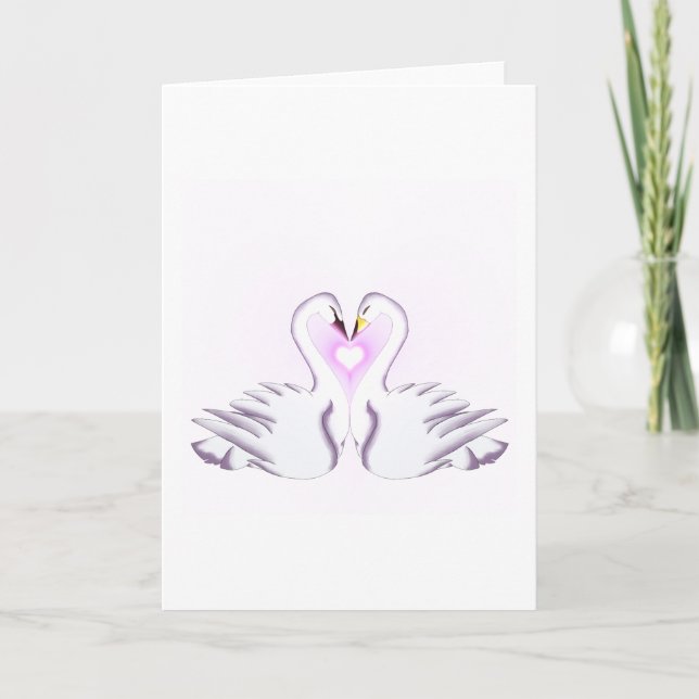 Tarjeta de Felicitación Romántica de Corazón de Ci (Anverso)