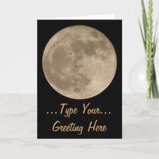 Tarjeta de felicitación romántica del espacio en