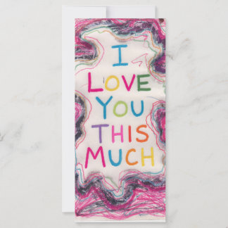 Tarjeta de felicitación romántica Te amo tanto
