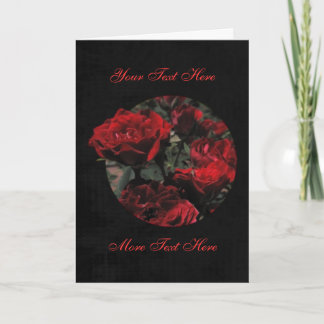 Tarjeta de felicitación Rosa de personalizable