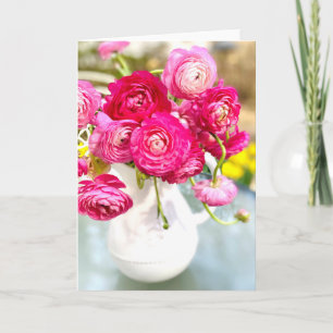 Tarjeta de felicitación Rosa Pierre-Joseph Redoute