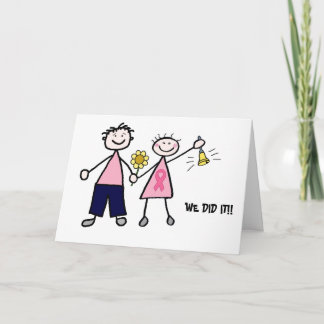 Tarjeta de felicitación rosada de los pares de