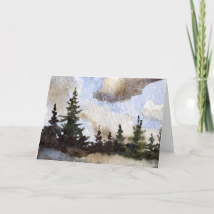 Tarjeta de felicitación "Route 55 Clouds" (Ruta 55