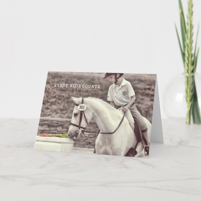 Tarjeta de felicitación ROYAL ASCOT (Anverso)