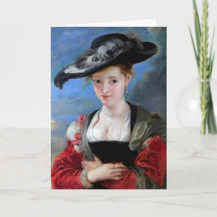Tarjeta de felicitación Rubens Felt gorra CC0727