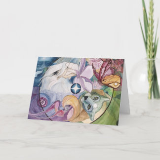 Tarjeta de felicitación: "Rueda de esencia"