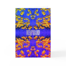 Tarjeta de felicitación rusa con Daffodils