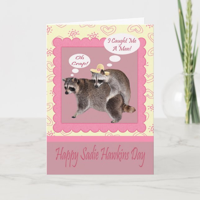 Tarjeta de felicitación Sadie Hawkins Day (Anverso)