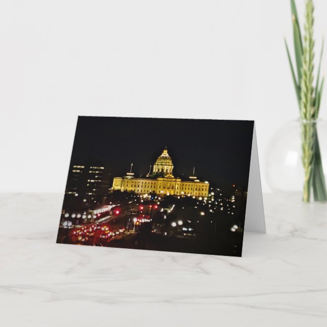 Tarjeta de felicitación "Saint Paul Capital" (Anverso)
