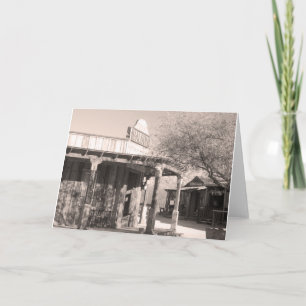 Tarjeta de felicitación Saloon Gammons Gulch Arizo