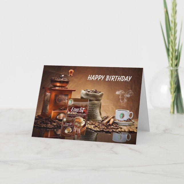 Tarjeta de felicitación sana del FELIZ CUMPLEAÑOS (Anverso)