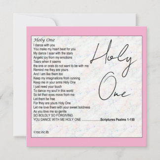 Tarjeta de felicitación - Santo Uno
