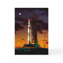 Tarjeta de felicitación Saturn V
