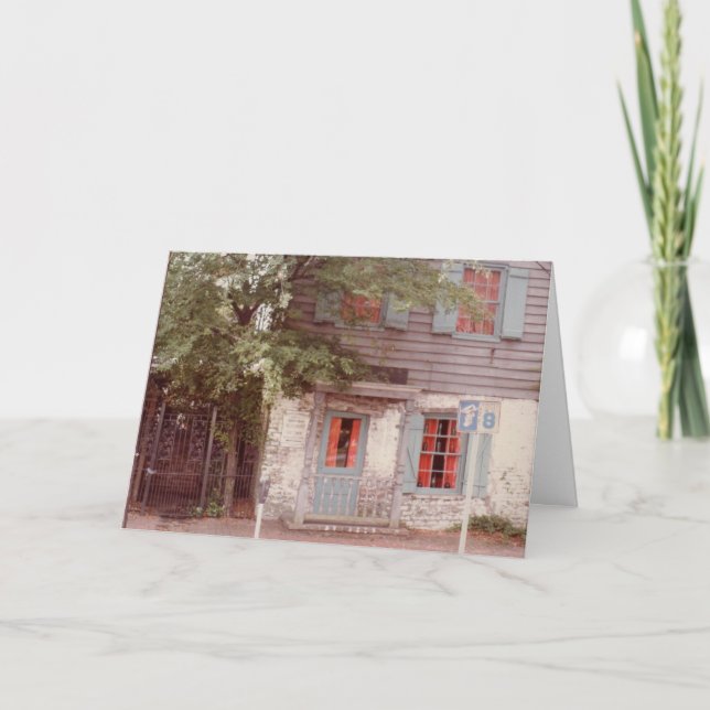 Tarjeta de felicitación Savannah Georgia (Anverso)